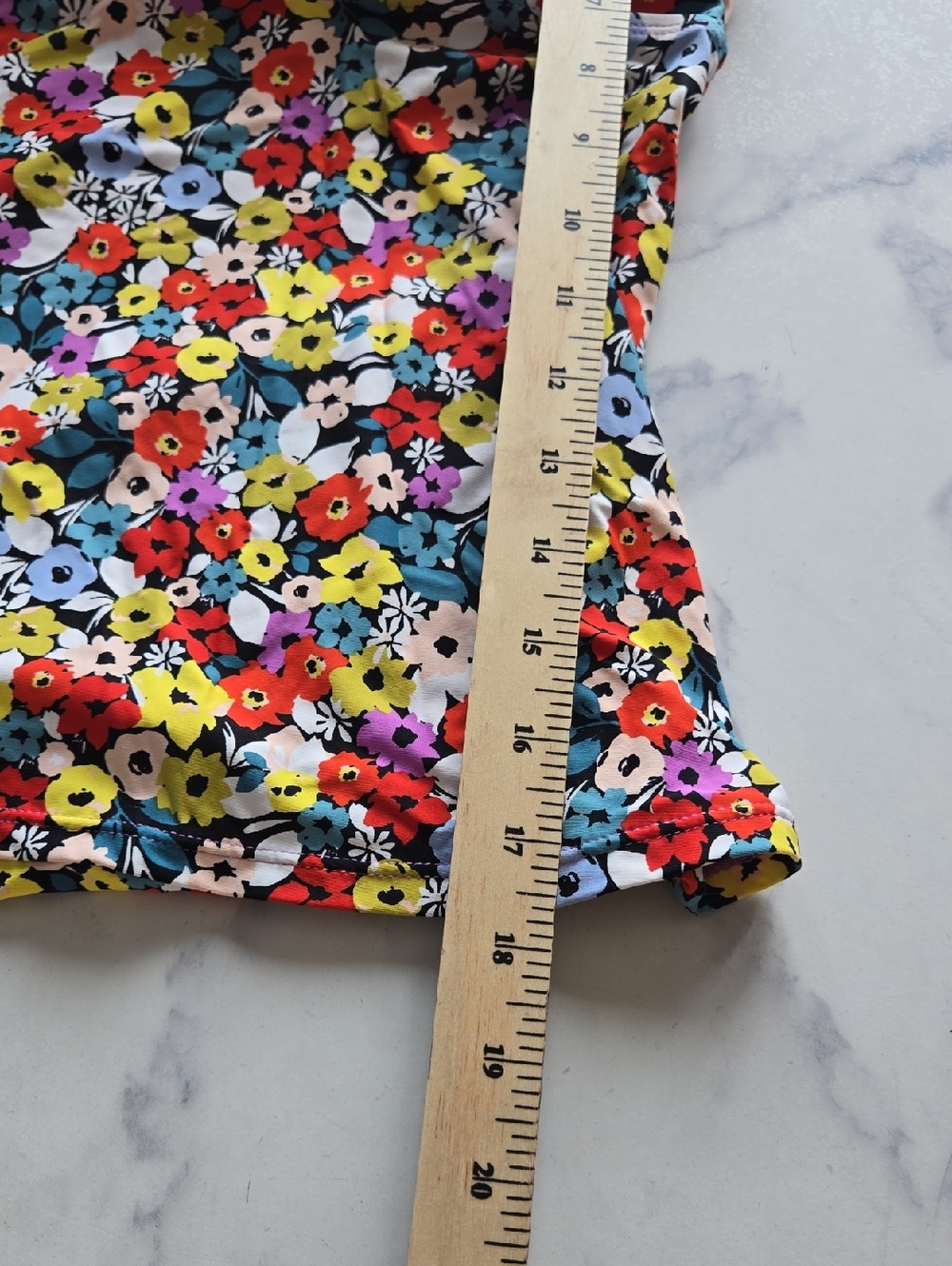 Anne Cole Ditsy Floral-Print Underwire Swim Tankini Top Swim Beach 32DD 34D NWT - Picture 8 of 10